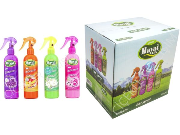HAYAT ODA SPREYİ 350 ml,12 ADET