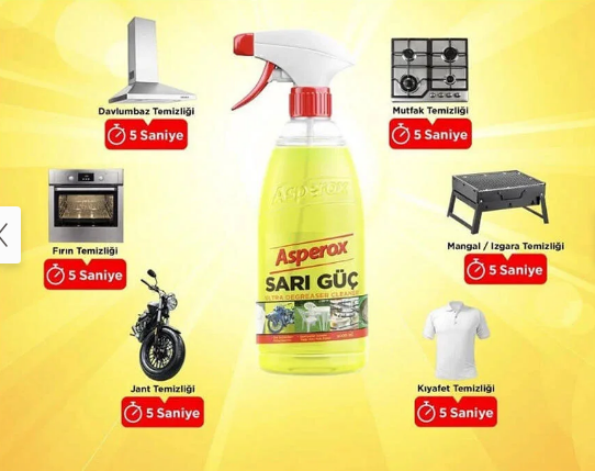 Asperox Sarı Güç Sprey 1 litre