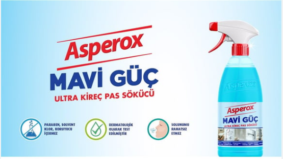 Asperox Mavi Güç Sprey 1 litre